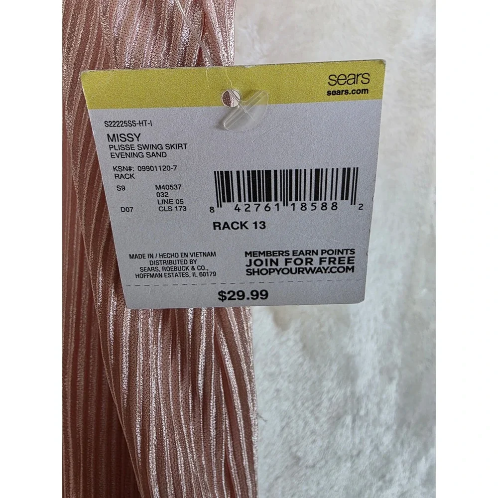 Simply Styled Plisse Swing Skirt‎ Evening Sand Pink XL S22225SS-HT-I